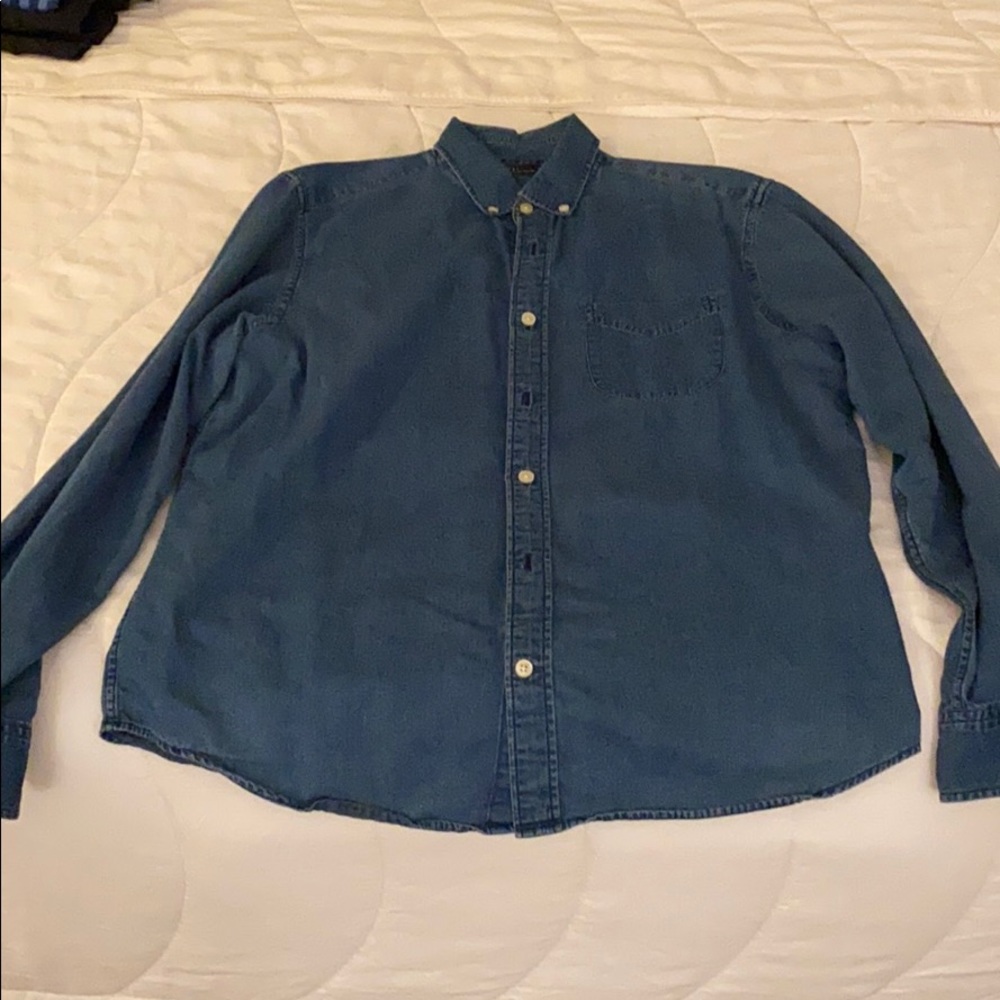 Gap Denim Button Down. Medium. Gently Worn - image 1